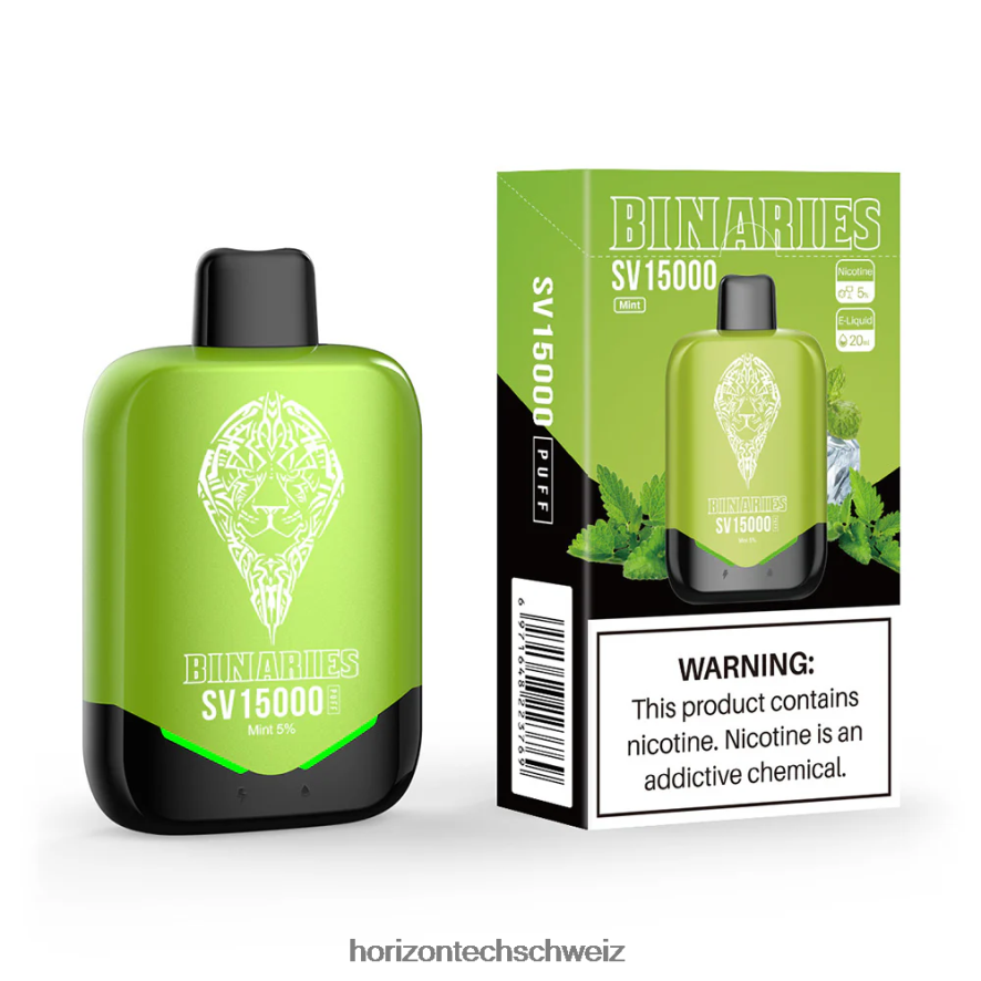 HorizonTech Binaries Cabin Einweg-Sv - HorizonTech Schweiz Minze Z8VBR90