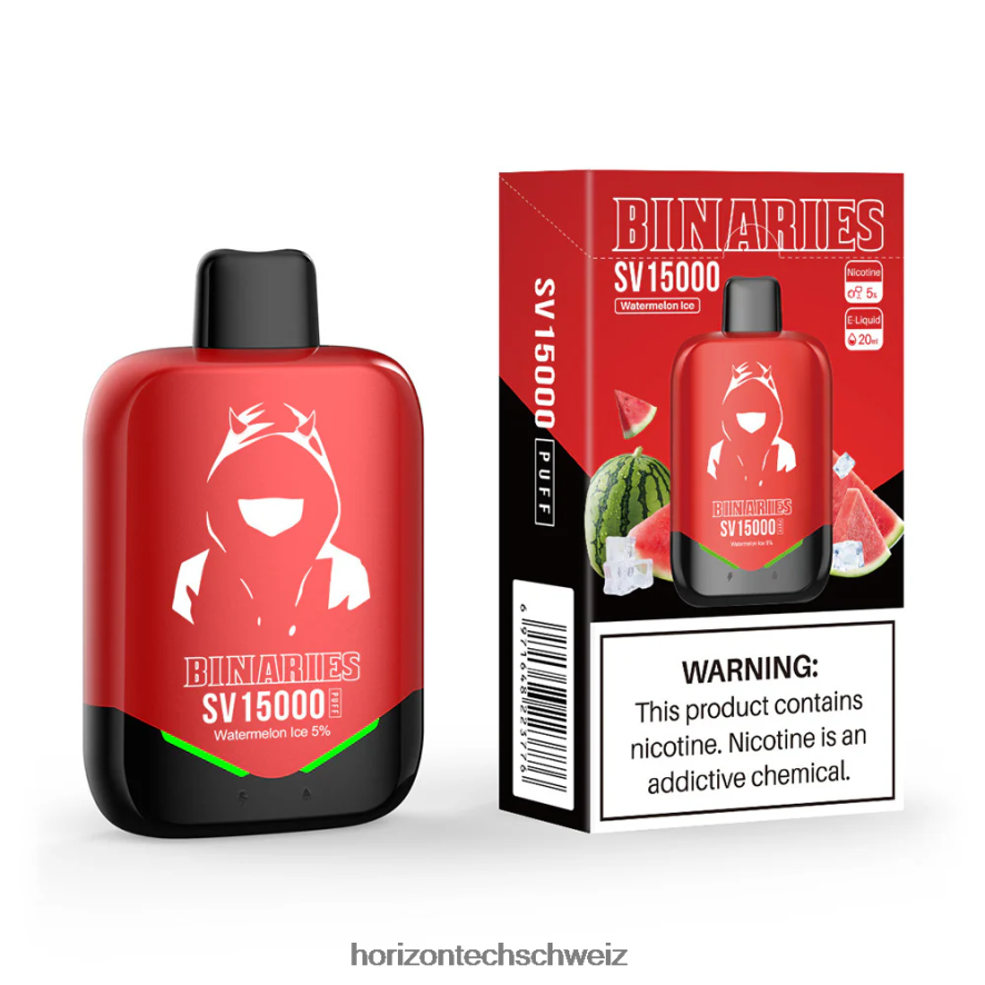 HorizonTech Binaries Cabin Einweg-Sv - HorizonTech disposable vape Wassermeloneneis Z8VBR95