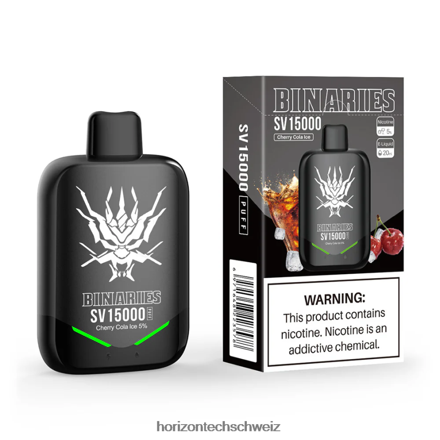 HorizonTech Binaries Cabin Einweg-Sv - Horizon Tech vape coils Kirsch-Cola-Eis Z8VBR88