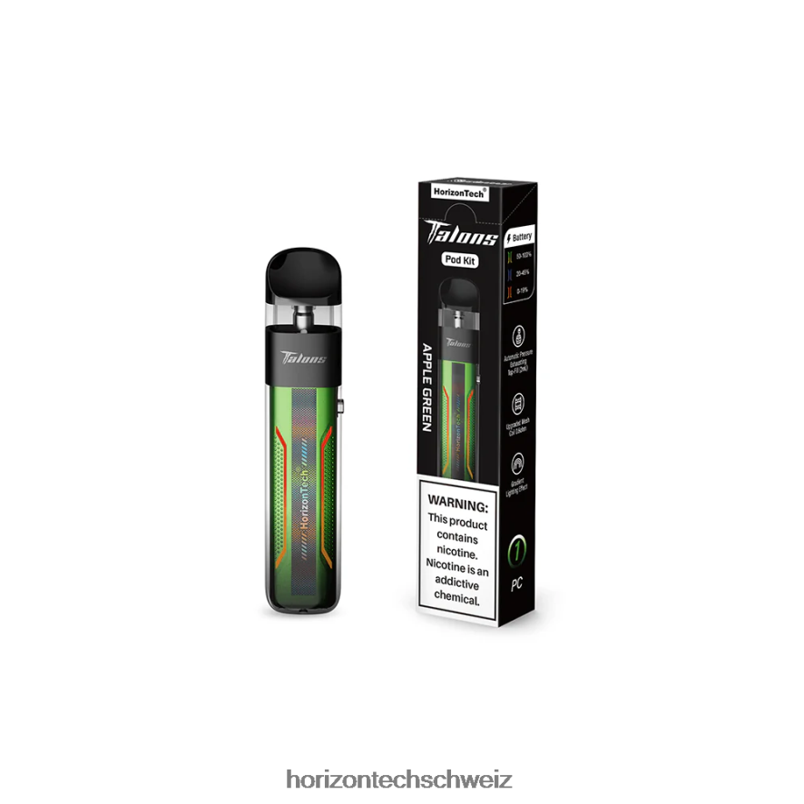 HorizonTech Talons Pod-System - HorizonTech disposable vape Apfelgrün Z8VBR197