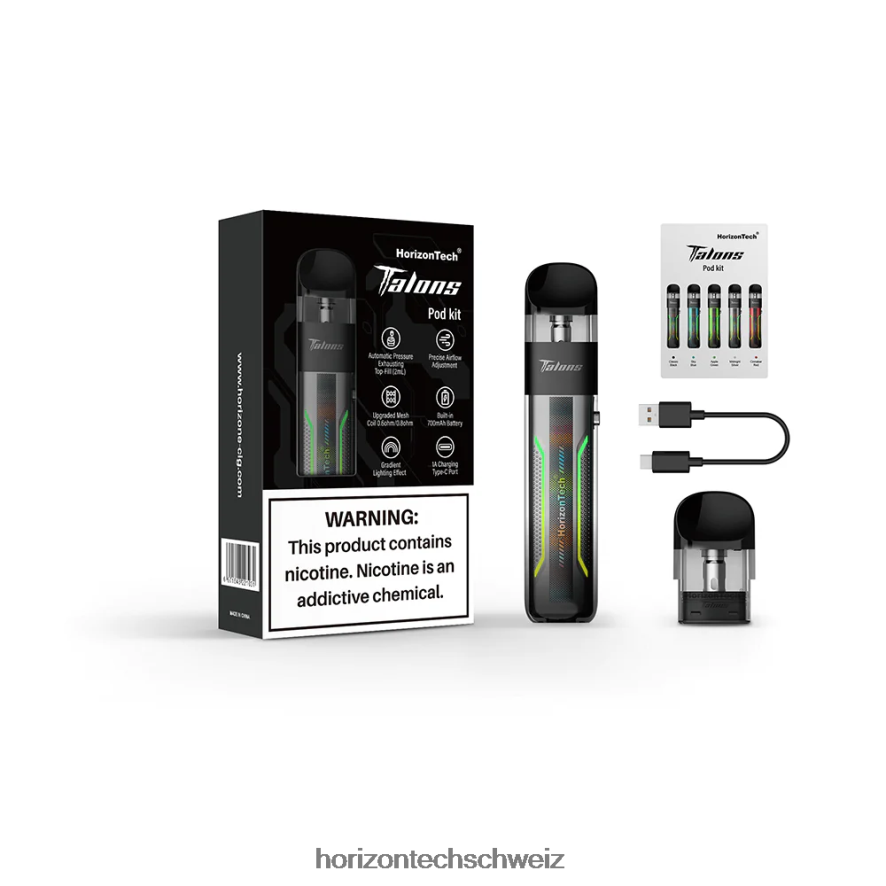 HorizonTech Talons Starter-Kit - Horizon Tech vape coils Mitternachtssilber Z8VBR200