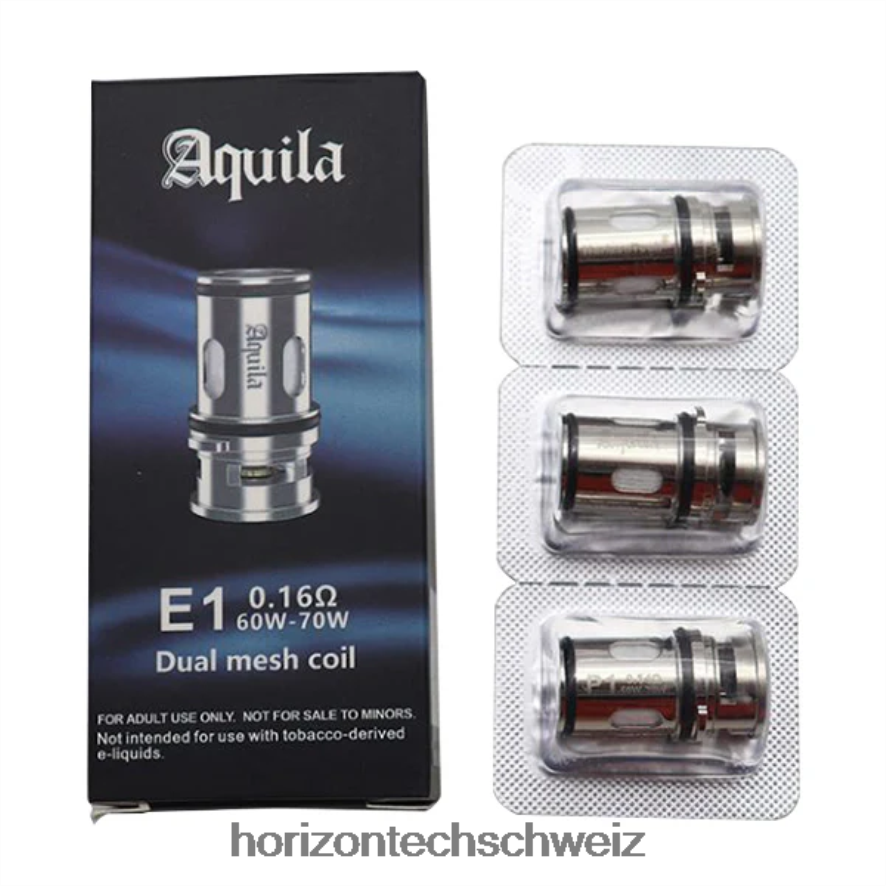 HorizonTech Aquila Spule (3er-Pack) - HorizonTech vape Schweiz e2 – 0,14 Ohm (3er-Pack) Z8VBR13
