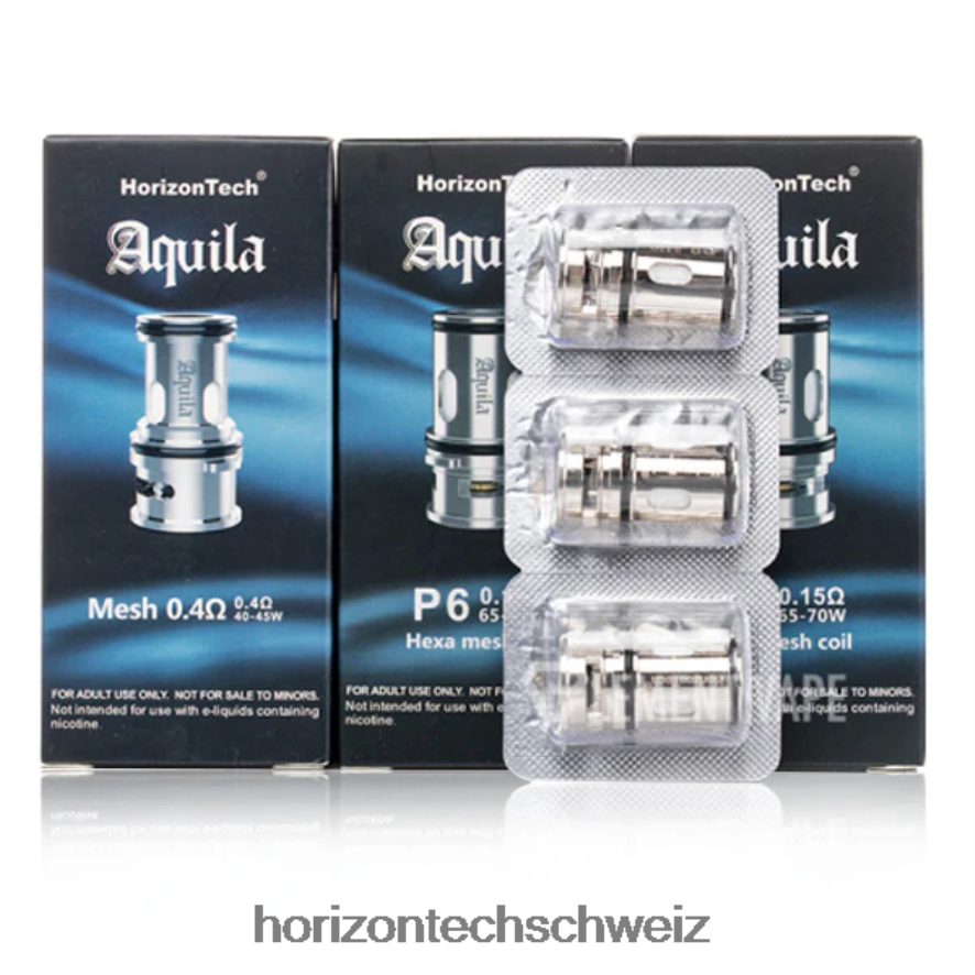 HorizonTech Aquila Spule (3er-Pack) - HorizonTech vape Schweiz p6 – 0,15 Ohm (3er-Pack) Z8VBR183