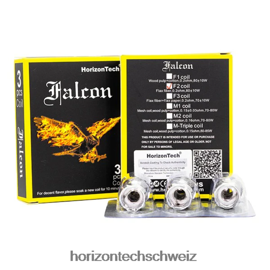 HorizonTech Falcon Spulen (3er-Pack) - HorizonTech Schweiz f2 Spule 0,2 Ohm Z8VBR160