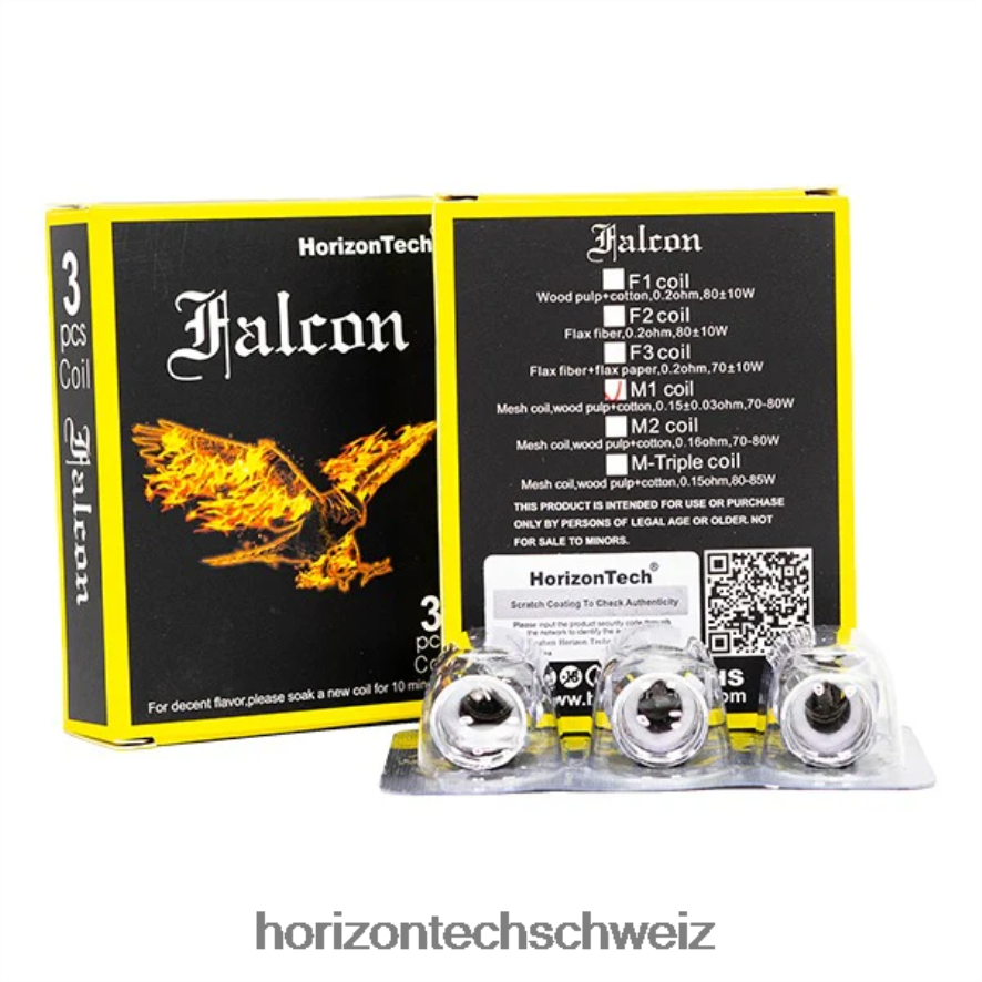 HorizonTech Falcon Spulen (3er-Pack) - HorizonTech geneva m1-Mesh-Spule 0,15 Ohm Z8VBR162