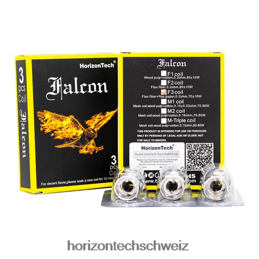 HorizonTech Falcon Spulen (3er-Pack) - HorizonTech vape f3 Spule 0,2 Ohm Z8VBR161