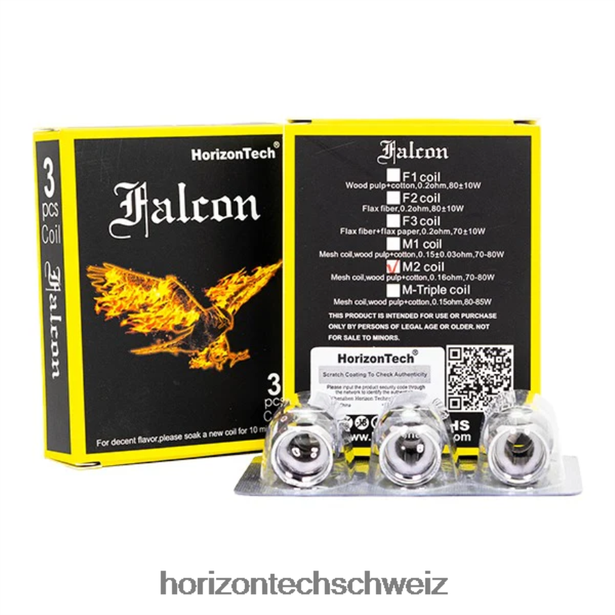 HorizonTech Falcon Spulen (3er-Pack) - HorizonTech vape kit m2-Mesh-Spule 0,16 Ohm Z8VBR164