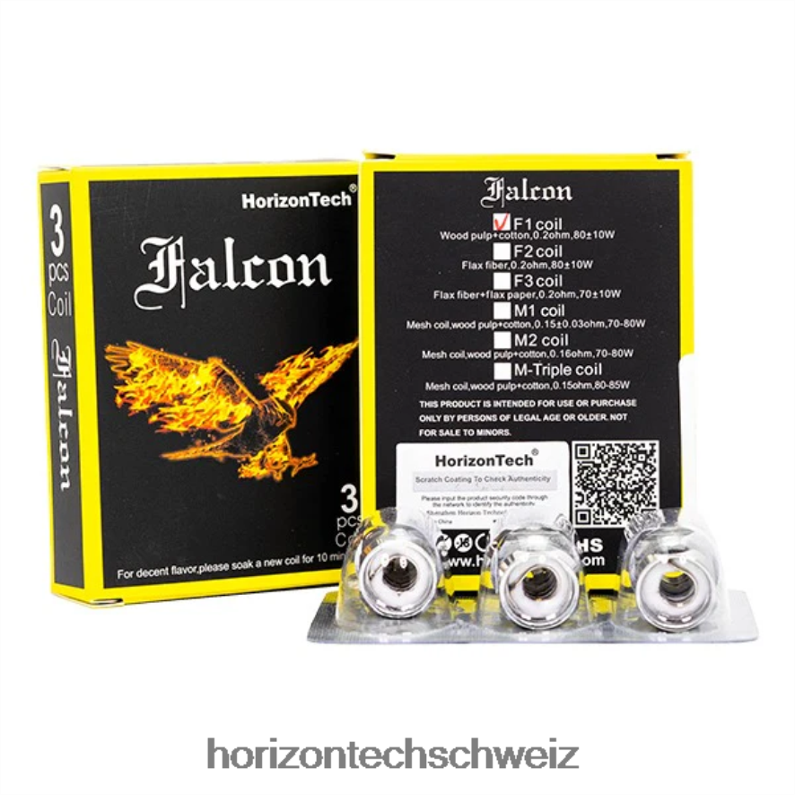 HorizonTech Falcon Spulen (3er-Pack) - Horizon Tech vape f1 Spule 0,2 Ohm Z8VBR7